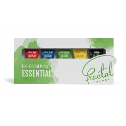 Set Colorant Gel Fractal Minis Essential 5x12g