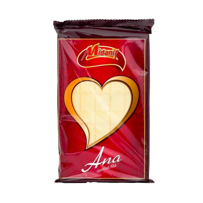 Cuvertura alba Ana 1kg