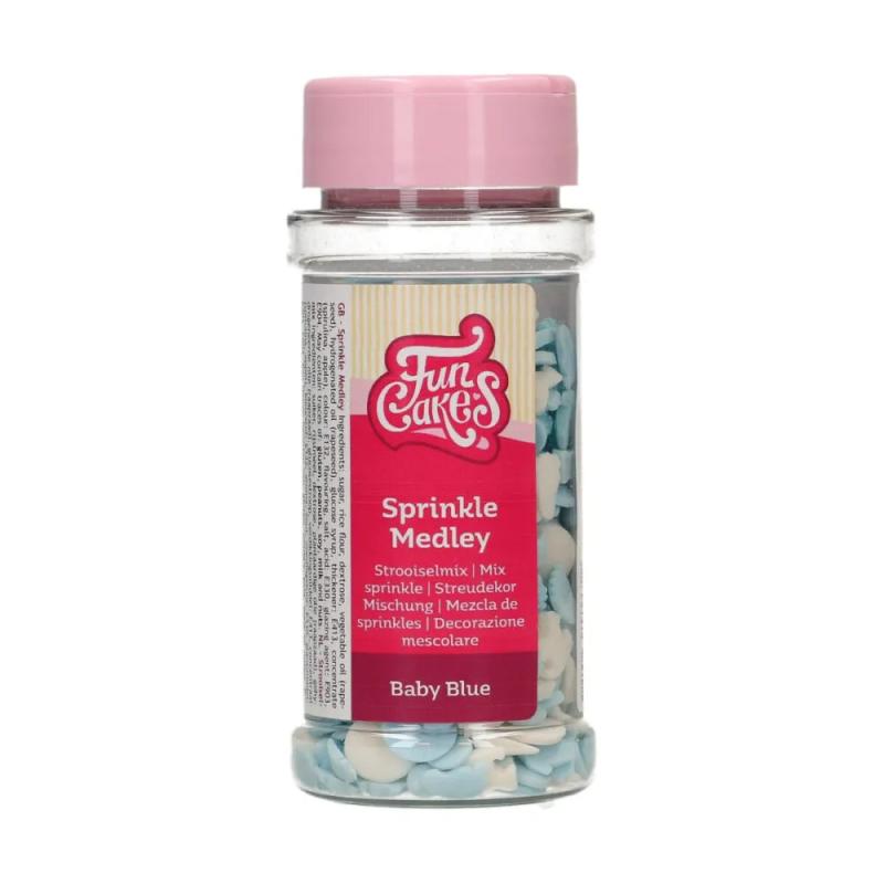 Funcakes Sprinkle Medley Baby Blue 50g CapriceSHOP