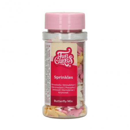 Funcakes Sprinkles Butterfly Mix 50g CapriceSHOP