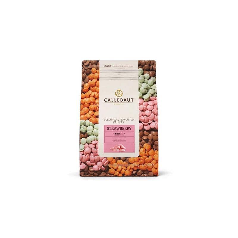 Callebaut Ciocolata Aroma Capsuni 2.5kg CapriceSHOP