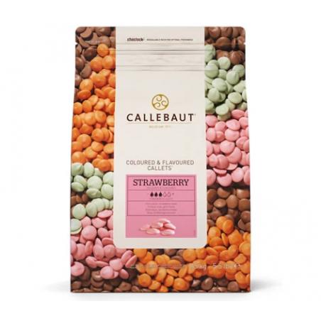 Callebaut Ciocolata Aroma Capsuni 2.5kg CapriceSHOP