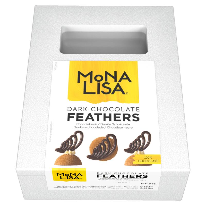 Mona Lisa Dark Chocolate Feathers 150buc CapriceSHOP