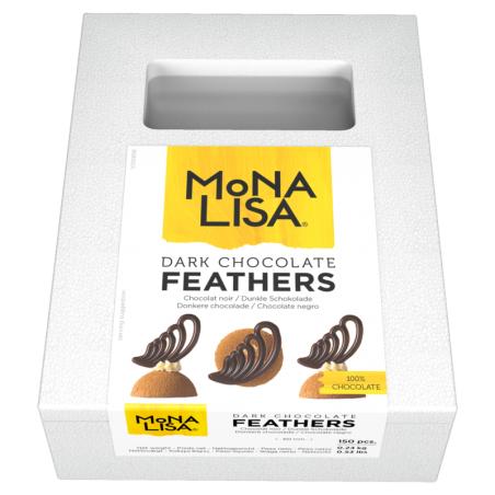 Mona Lisa Dark Chocolate Feathers 150buc CapriceSHOP