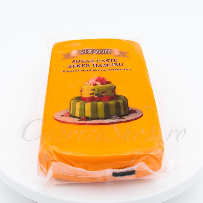 Pasta de Zahar Vizyon Portocaliu 1kg CapriceSHOP