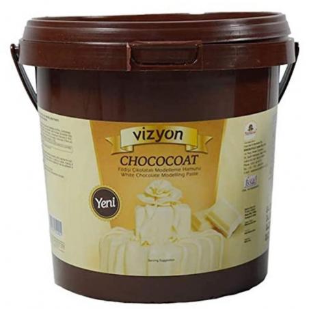 Vizyon Chococoat Ciocolata Alba Modelatoare 1kg CapriceSHOP