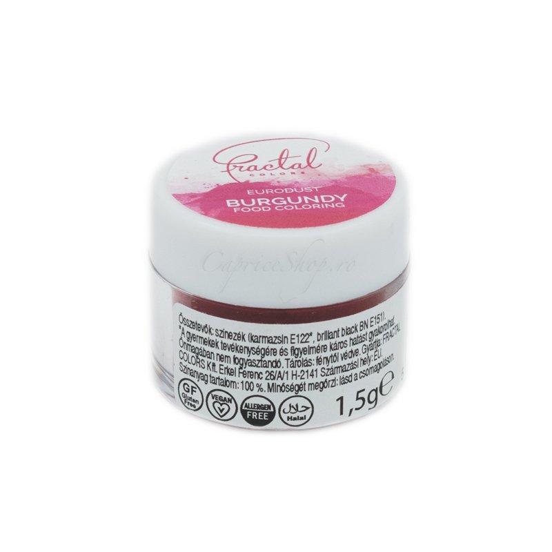 Colorant Pudra Fractal EuroDust Burgundy 1,5g CapriceSHOP