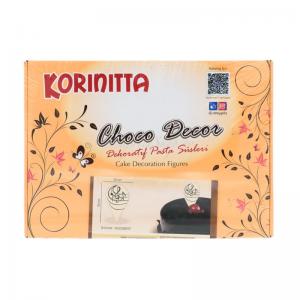 Decoratiuni Ciocolata Neagra Korinitta Patrat Trandafiri Roz CapriceSHOP