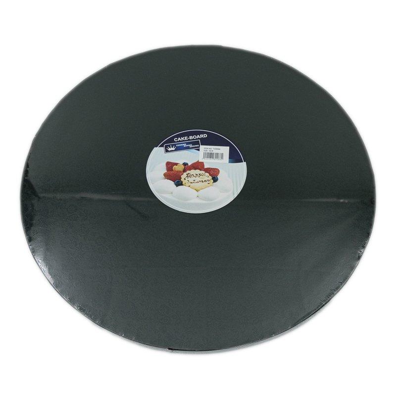 Cake Board Rotund Negru 35cm CapriceSHOP