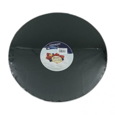 Cake Board Rotund Negru 30cm CapriceSHOP