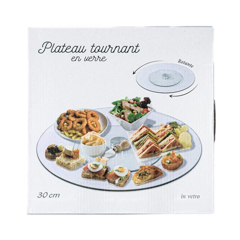 Platou Rotativ Sticla 30cm CapriceSHOP