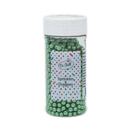 Sprinkles Dr Gusto Verde Metalizat 4mm 90g CapriceSHOP