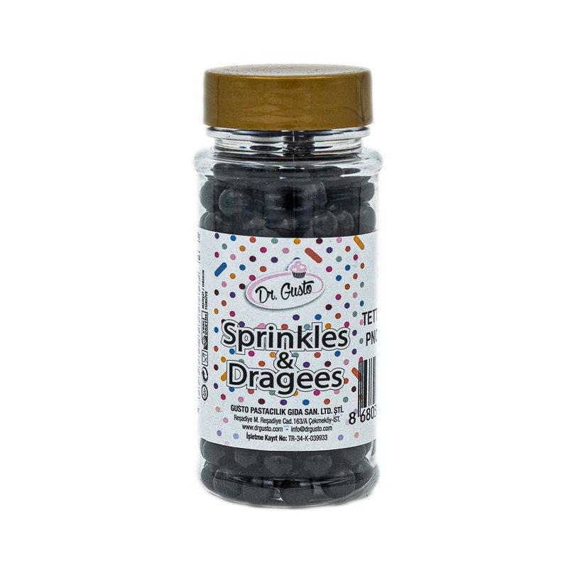 Sprinkles Dr Gusto Bilute Negre 8mm 90g CapriceSHOP