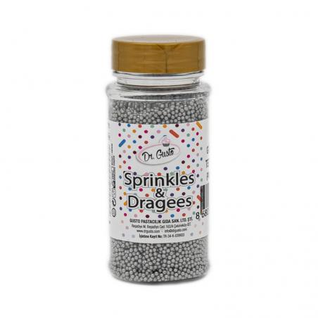 Sprinkles Dr Gusto Argintii 2mm 90g CapriceSHOP