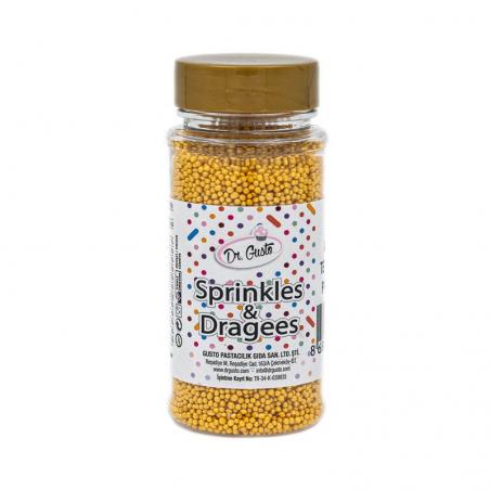 Sprinkles Dr Gusto Nonpareils Auriu 90g CapriceSHOP