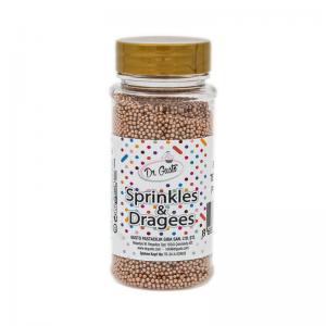 Drajeuri de Zahar Dr. Gusto Sprinkles Dragees Blue 4mm 90g CapriceSHOP