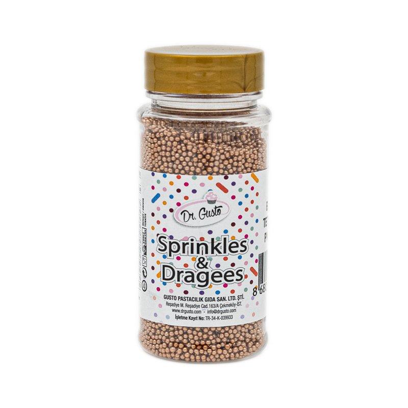 Sprinkles Dr Gusto Nonpareils Cupru Metalic 90g CapriceSHOP