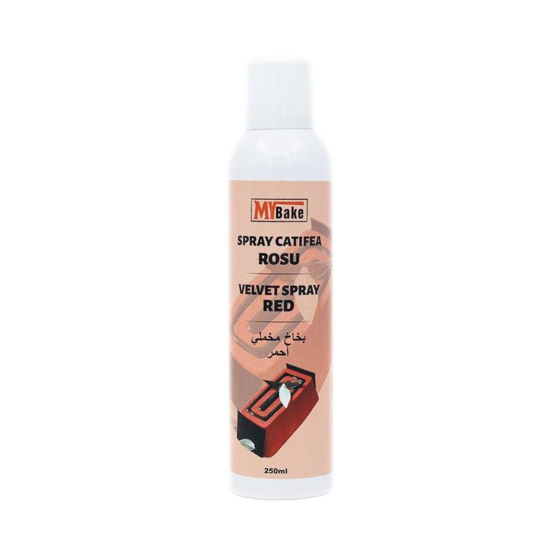 Spray Alimentar MyBake Rosu Efect Catifea 250ml CapriceSHOP