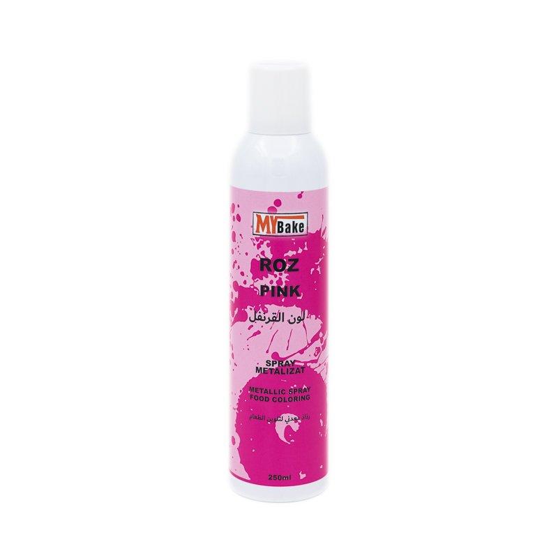 Spray Alimentar MyBake Roz Metalic 250ml CapriceSHOP