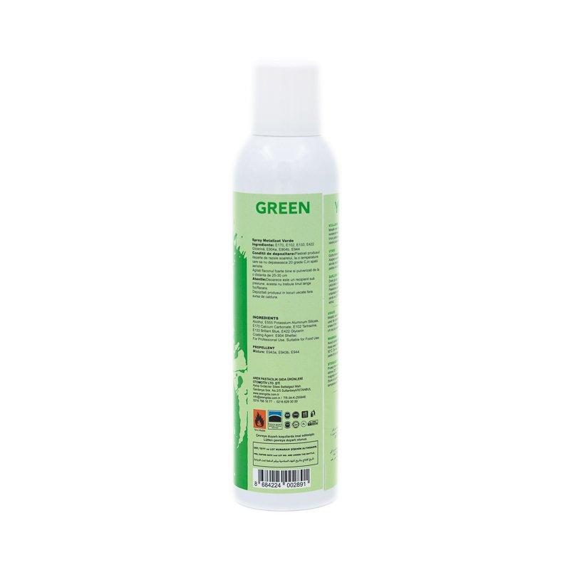 Spray Alimentar MyBake Verde Metalic 250ml CapriceSHOP