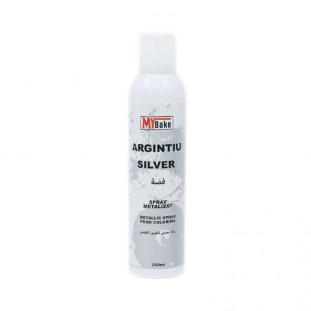 Spray Alimentar MyBake Argintiu Metalic 250ml CapriceSHOP