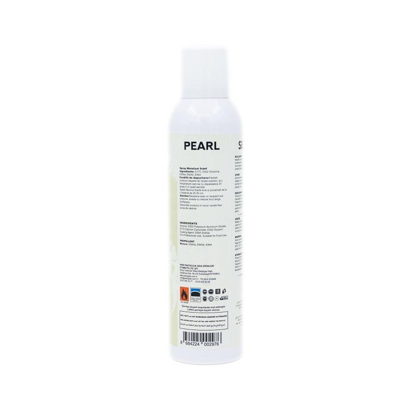 Spray Alimentar MyBake Alb Perlat Metalic 250ml CapriceSHOP