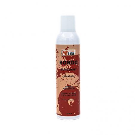 Spray Alimentar MyBake Bordo Metalic 250ml CapriceSHOP