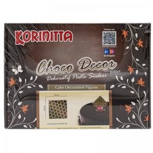 Decoratiuni Ciocolata Neagra Gusto Patrat Fagure Galben 288buc