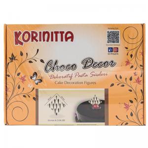 Decoratiuni Ciocolata Alba Korinitta Trandafir Inimi 288buc CapriceSHOP