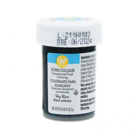 Colorant Gel Wilton Icing Colour Sky Blue 28.3g CapriceSHOP