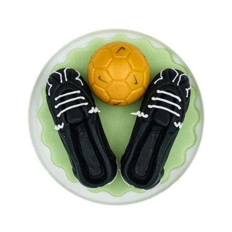 Figurina de Zahar Crampoane Fotbal Negre CapriceSHOP