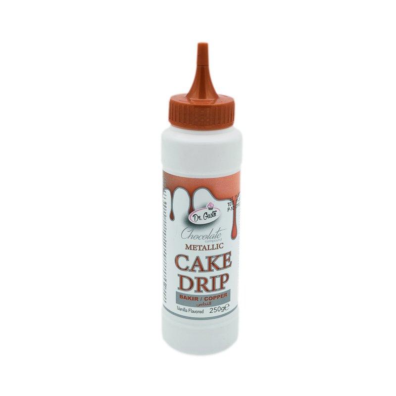 Cake Drip Dr. Gusto Cake Drip Metallic Copper 250ml CapriceSHOP