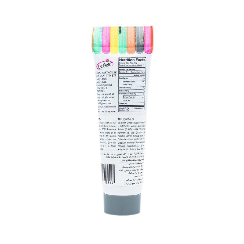 Colorant alimentar Dr. Gusto Color Gel Grey 100g CapriceSHOP