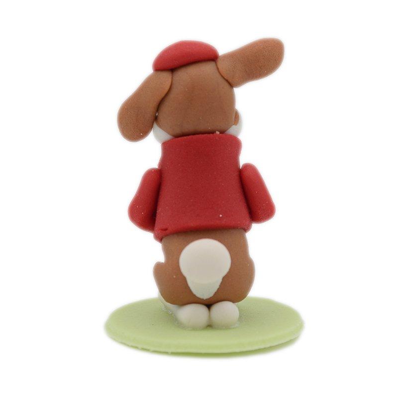 Figurina Marzipan Iepure Pictor CapriceSHOP