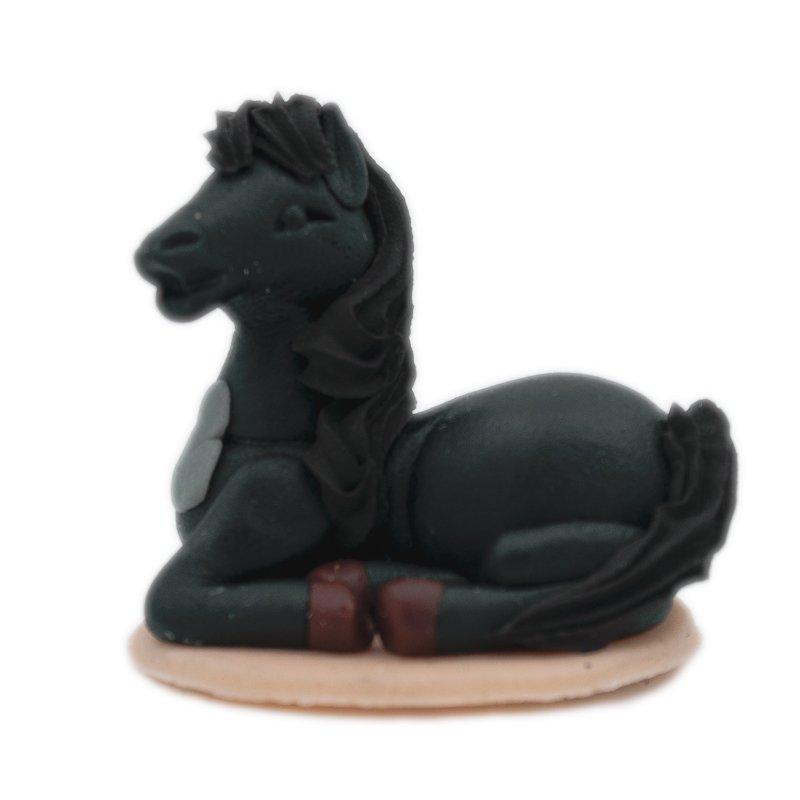 Figurina Marzipan Ponei Negru CapriceSHOP