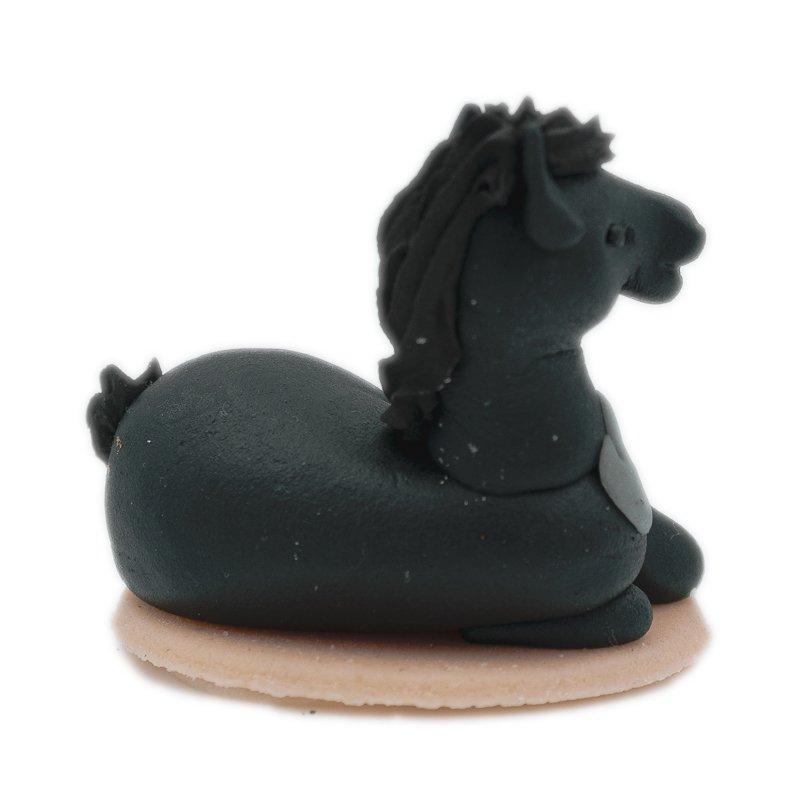 Figurina Marzipan Ponei Negru CapriceSHOP