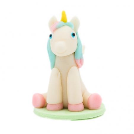 Figurina Marzipan Unicorn Alb 50g CapriceSHOP