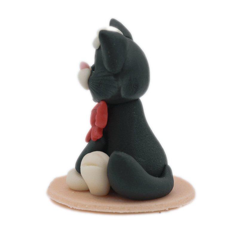 Figurina Marzipan Pisoias Negru CapriceSHOP