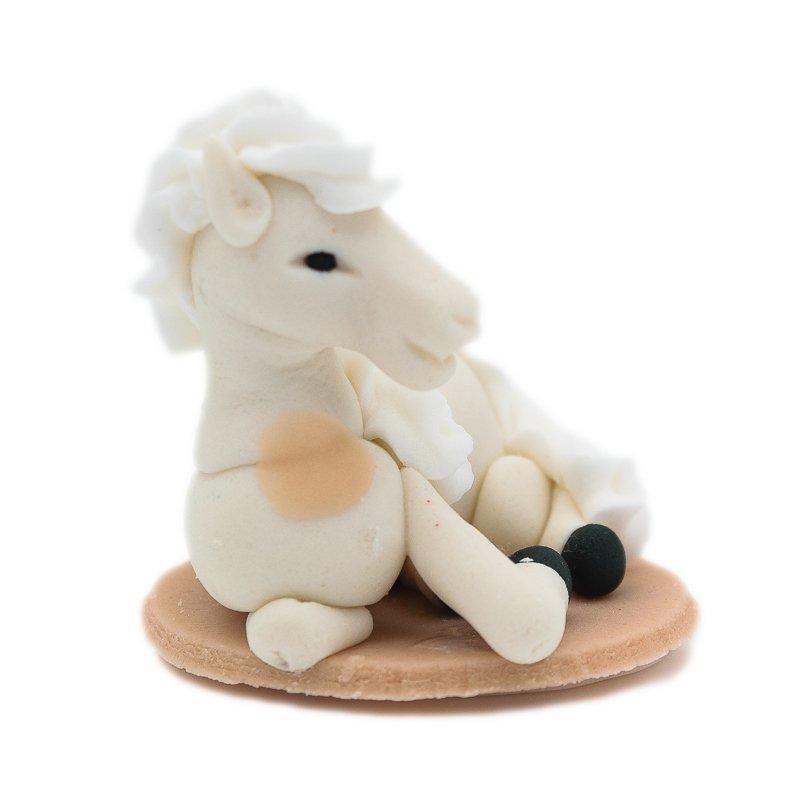 Figurina Marzipan Ponei Alb CapriceSHOP