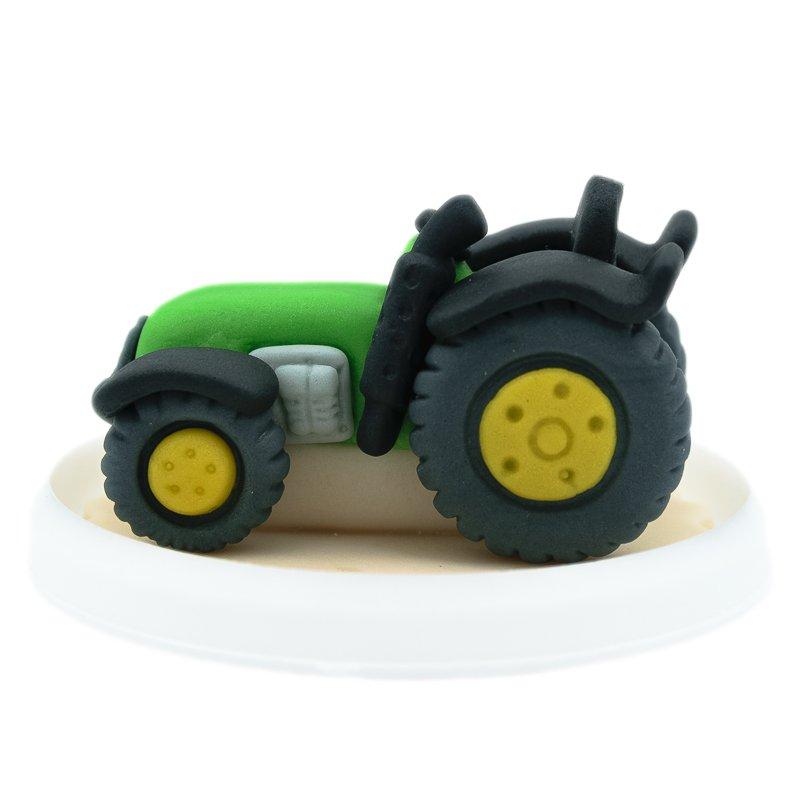 Figurina Marzipan Tractor Verde CapriceSHOP