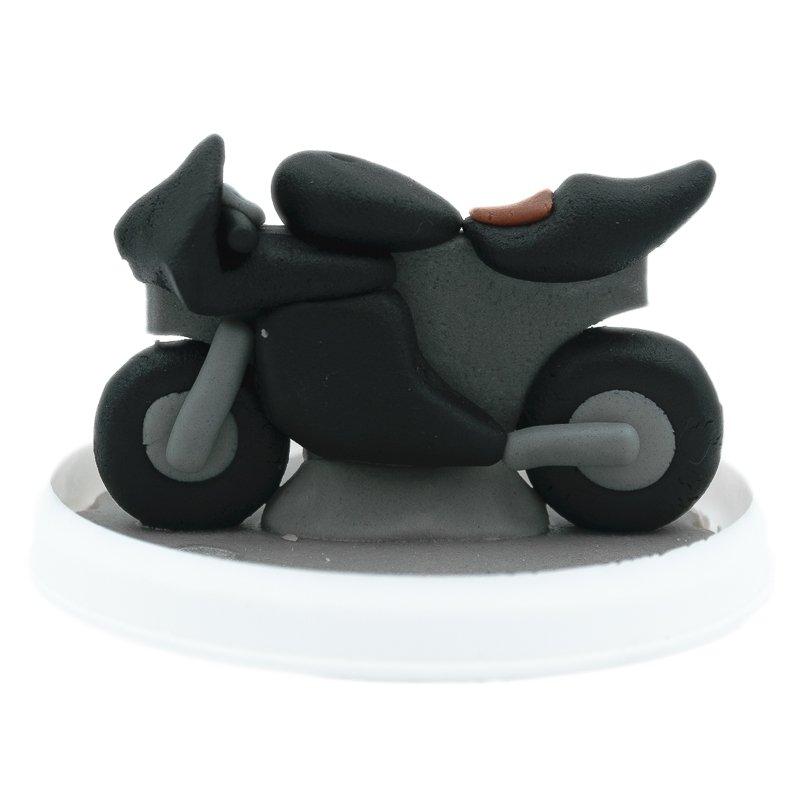 Figurina Marzipan Motocicleta Neagra CapriceSHOP