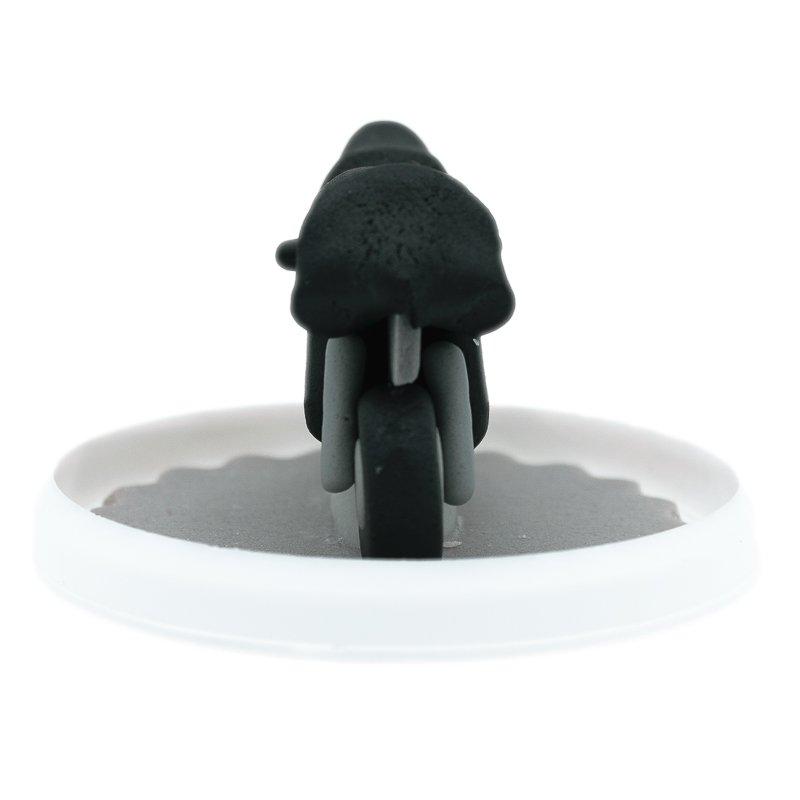 Figurina Marzipan Motocicleta Neagra CapriceSHOP