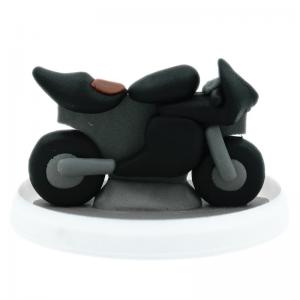 Figurina Marzipan Motocicleta Verde CapriceSHOP