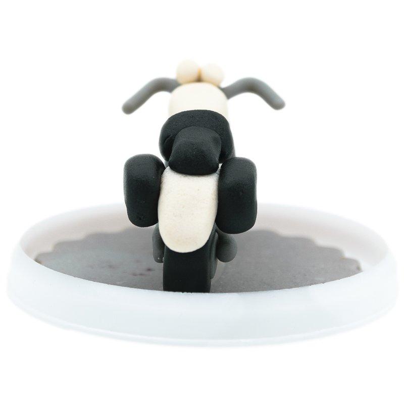 Figurina Marzipan Motocicleta Alba 80g CapriceSHOP