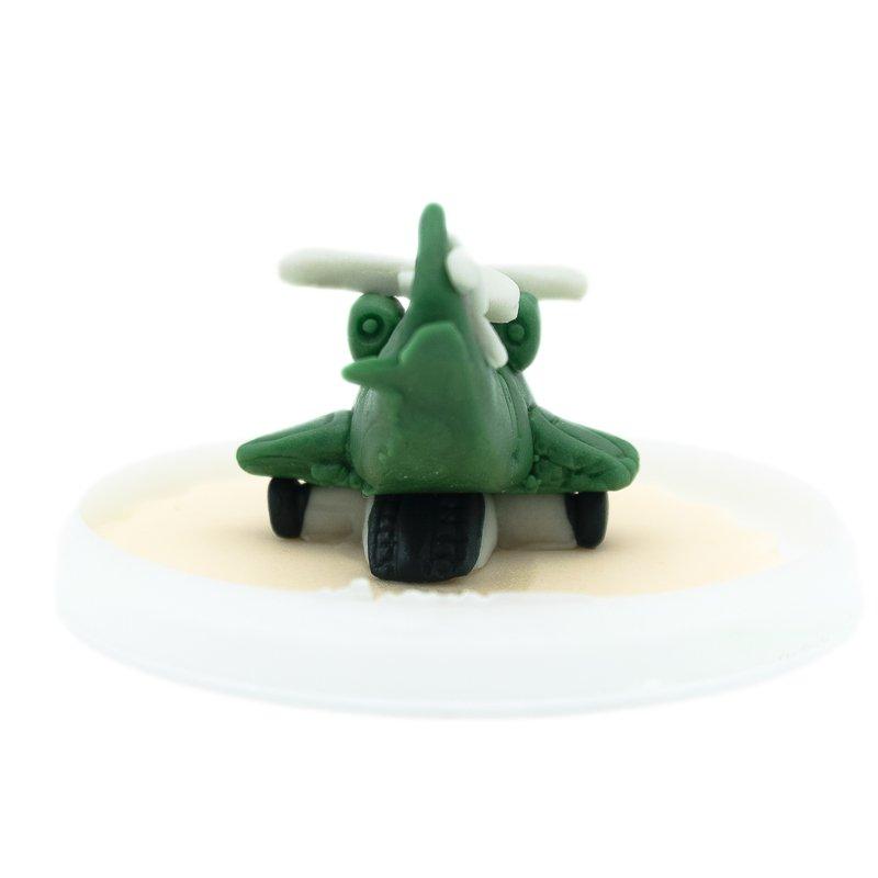 Figurina Marzipan Elicopter Verde CapriceSHOP