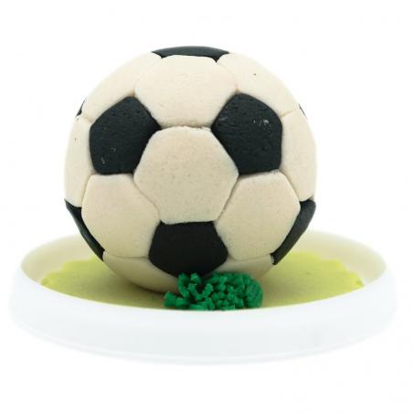 Figurina Marzipan Minge Mare Fotbal Neagra CapriceSHOP