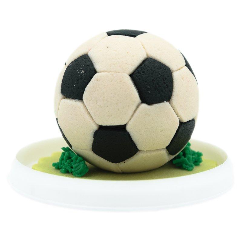 Figurina Marzipan Minge Mare Fotbal Neagra CapriceSHOP