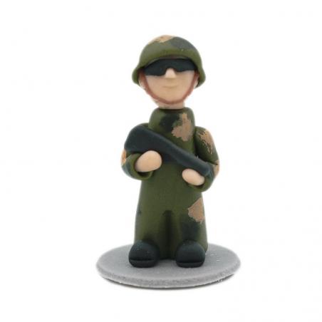 Figurina Marzipan Soldat in Camuflaj Verde CapriceSHOP