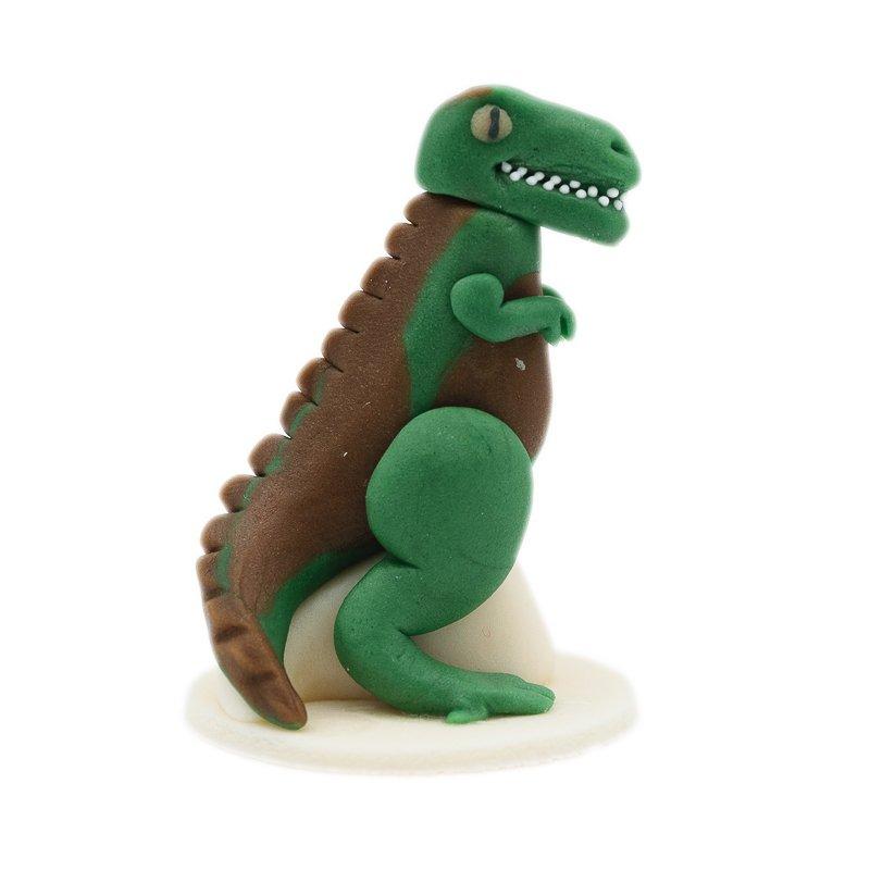 Figurina Marzipan Dinozaur Verde Inchis CapriceSHOP