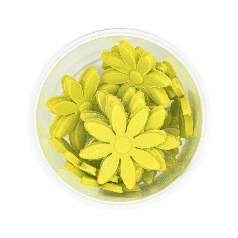 Decoratiuni de Zahar Margarete Verde Lime 3cm 15buc CapriceSHOP